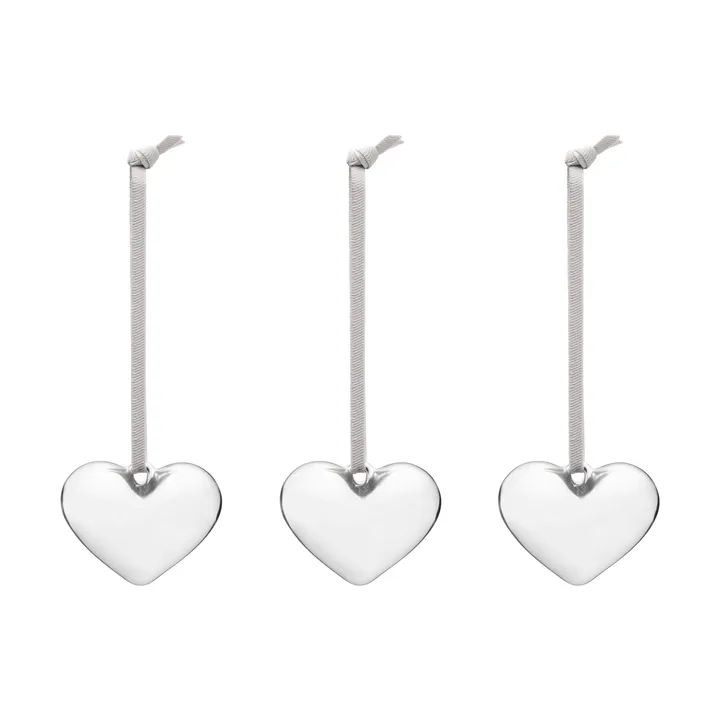 Cœur en verre Iittala - Miroir, 5 cm, lot de 3 - Iittala