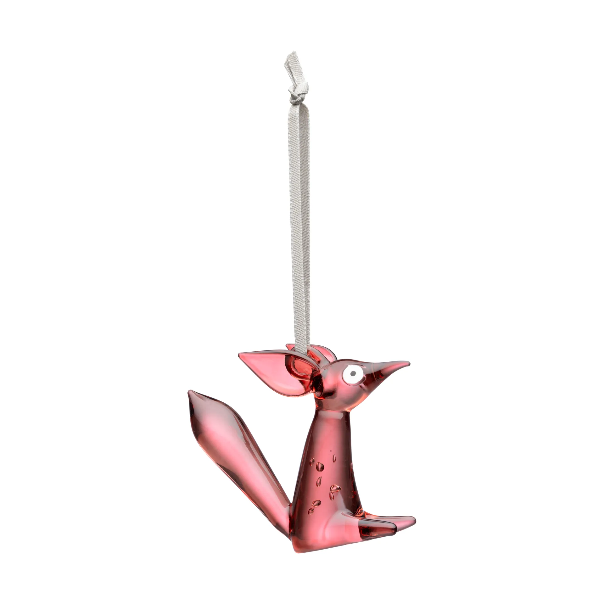 Décoration en verre Vulpes 8 cm, Cerise Iittala