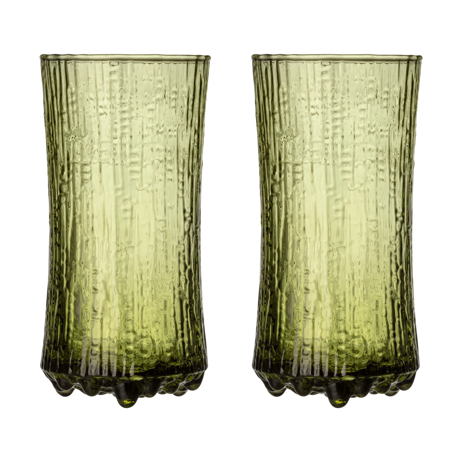 Flûtes à champagne Ultima Thule sable finlandais 18 cl, 2 pièces, Vert Iittala