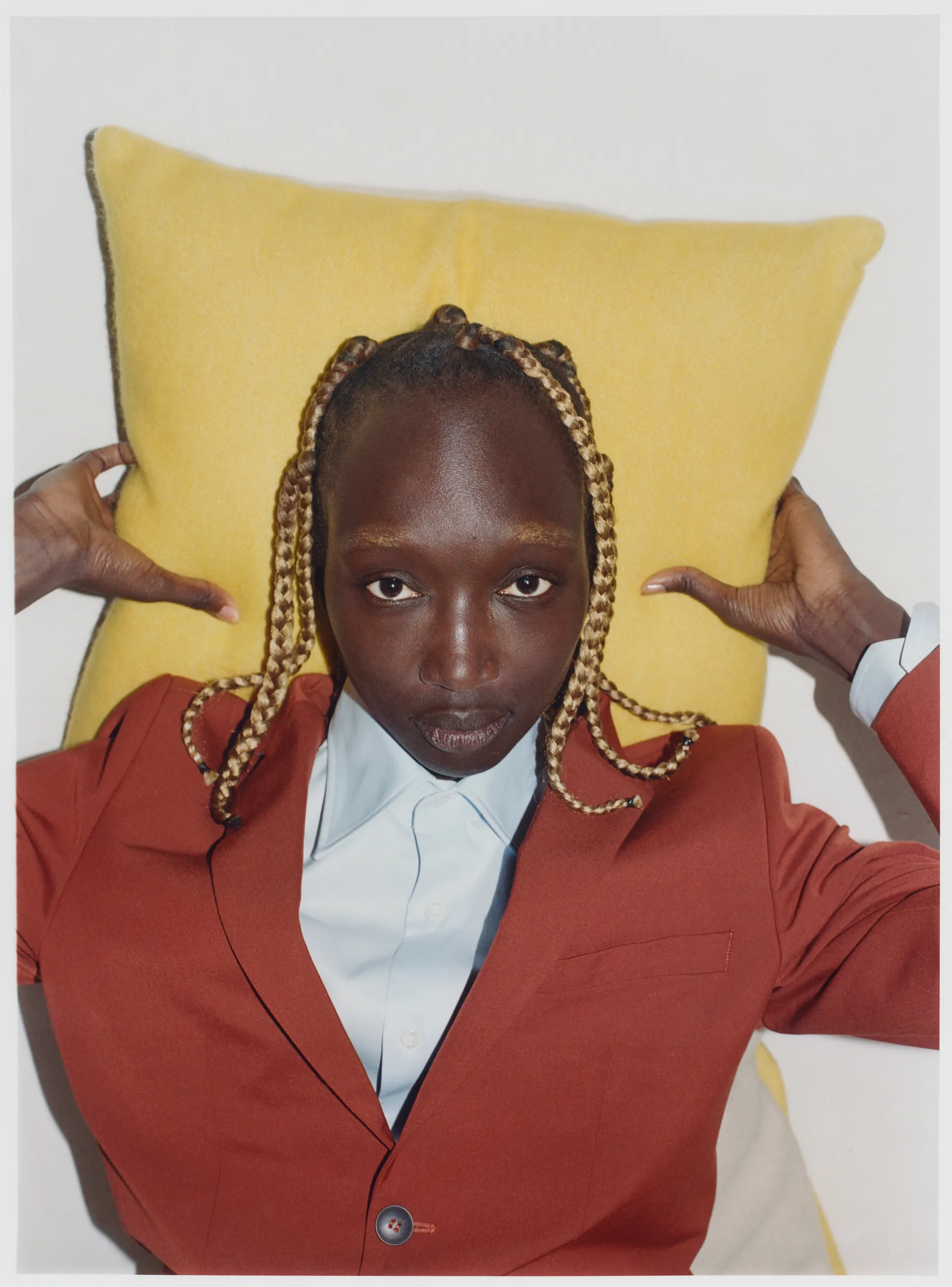 House de coussin Play 48x48 cm, Beige-jaune Iittala