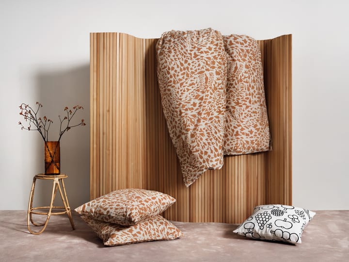 Housse de couette et taie d'oreiller Oiva Toikka Cheetah 150x210 cm, Marron Iittala