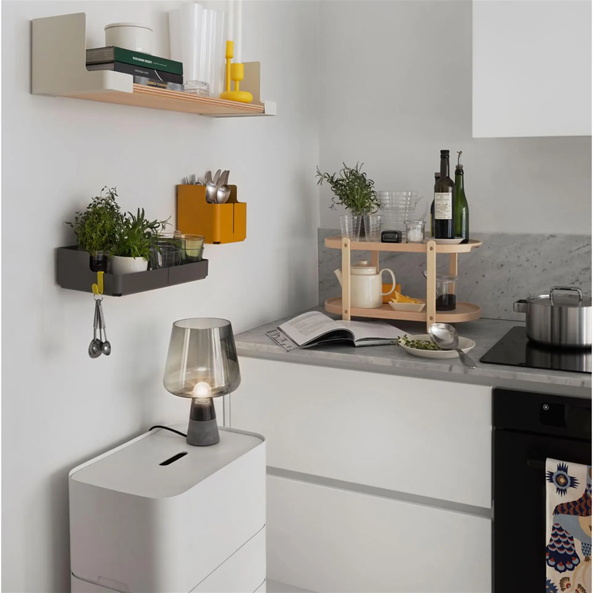 Lampe de table Leimu 300x200 mm, gris Iittala