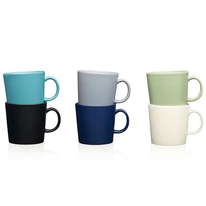 Mug à thé Teema blanc 40 cl, Vintage bleu Iittala