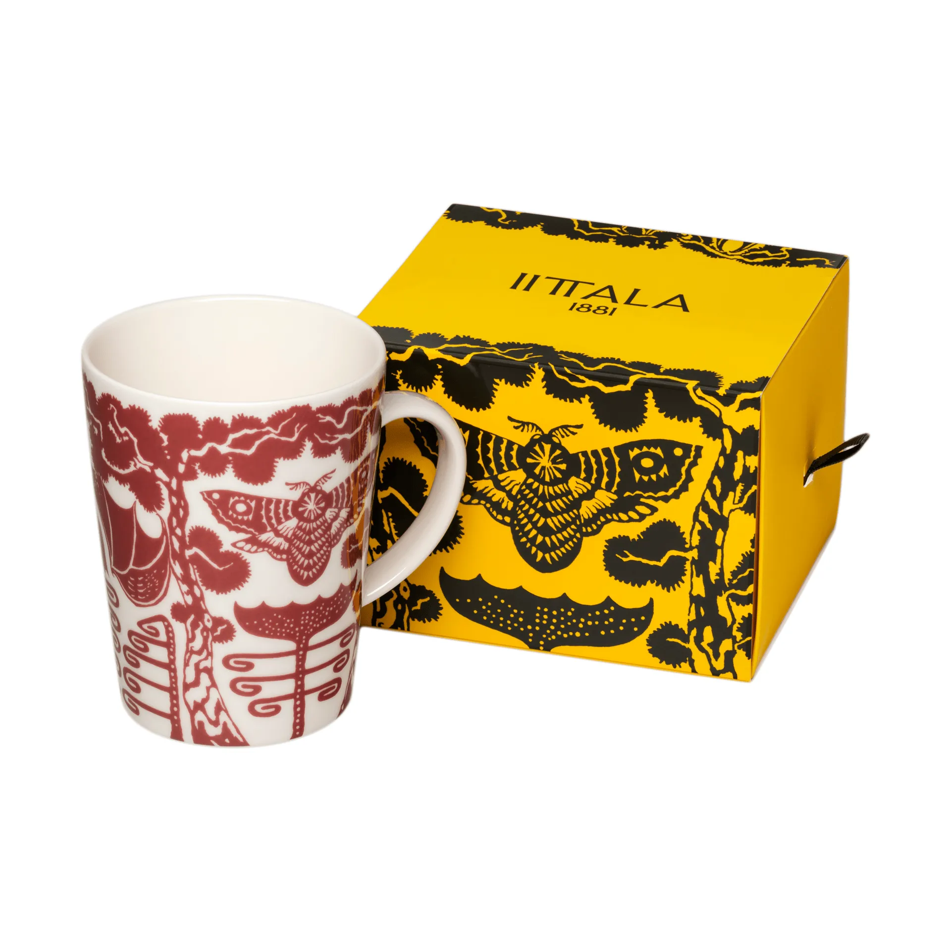 Mug Taika 40 cl, coffret cadeau, Nuit rouge grenat Iittala