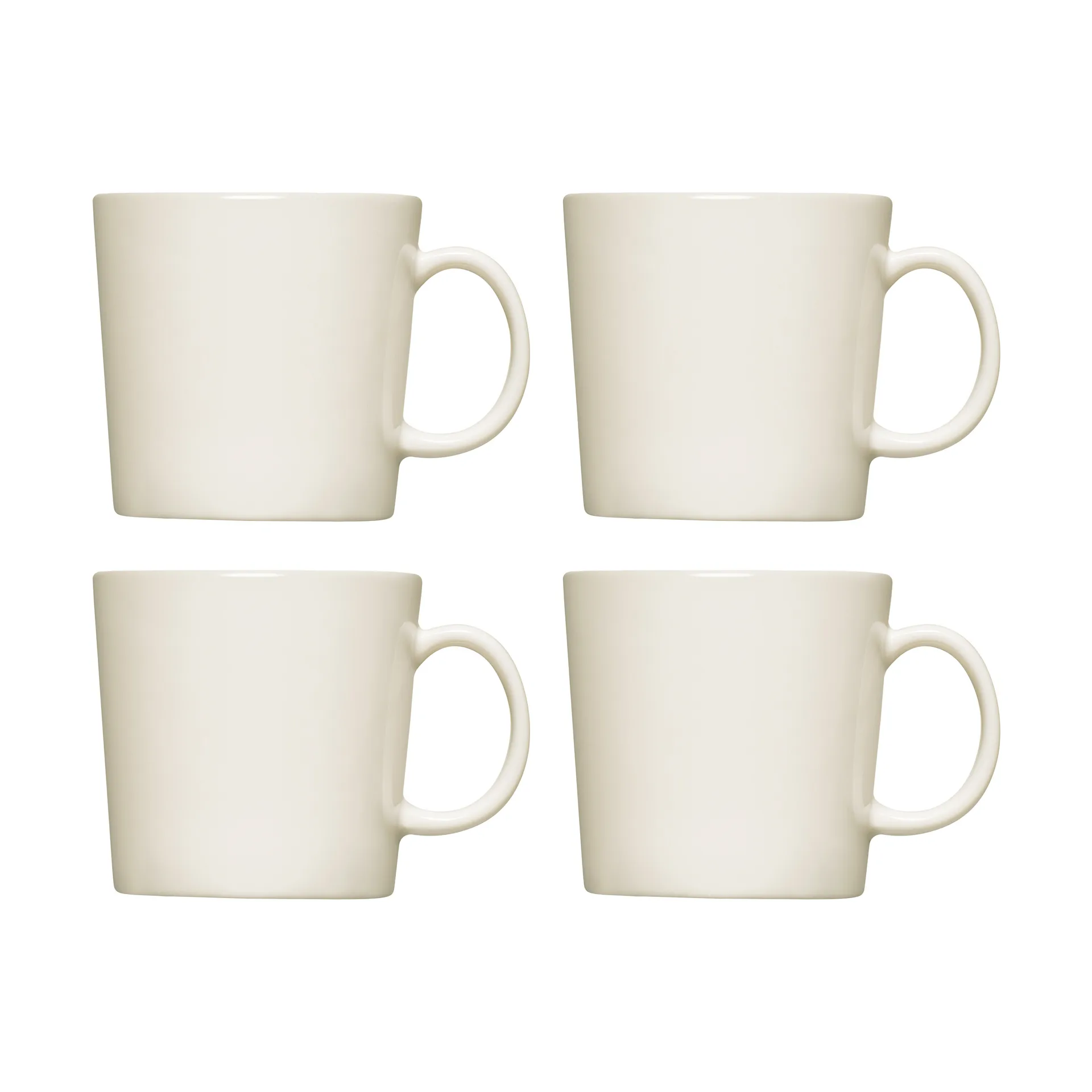 Mug Teema 30 cl, lot de 4, Blanc Iittala