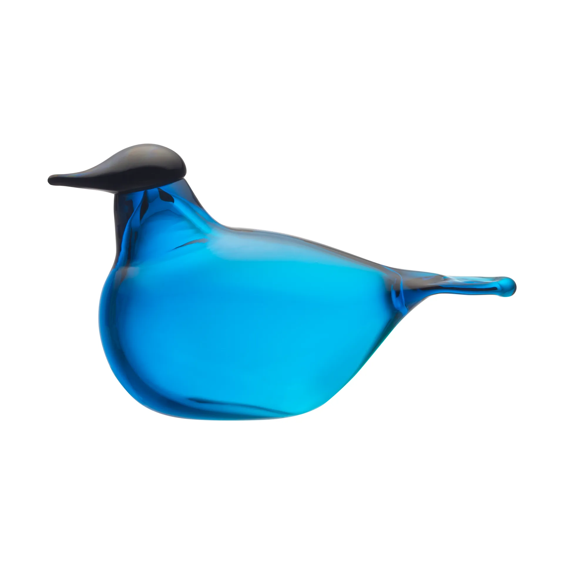 Oiseau en verre Chiffchaff, Turquoise, 13x8 cm Iittala