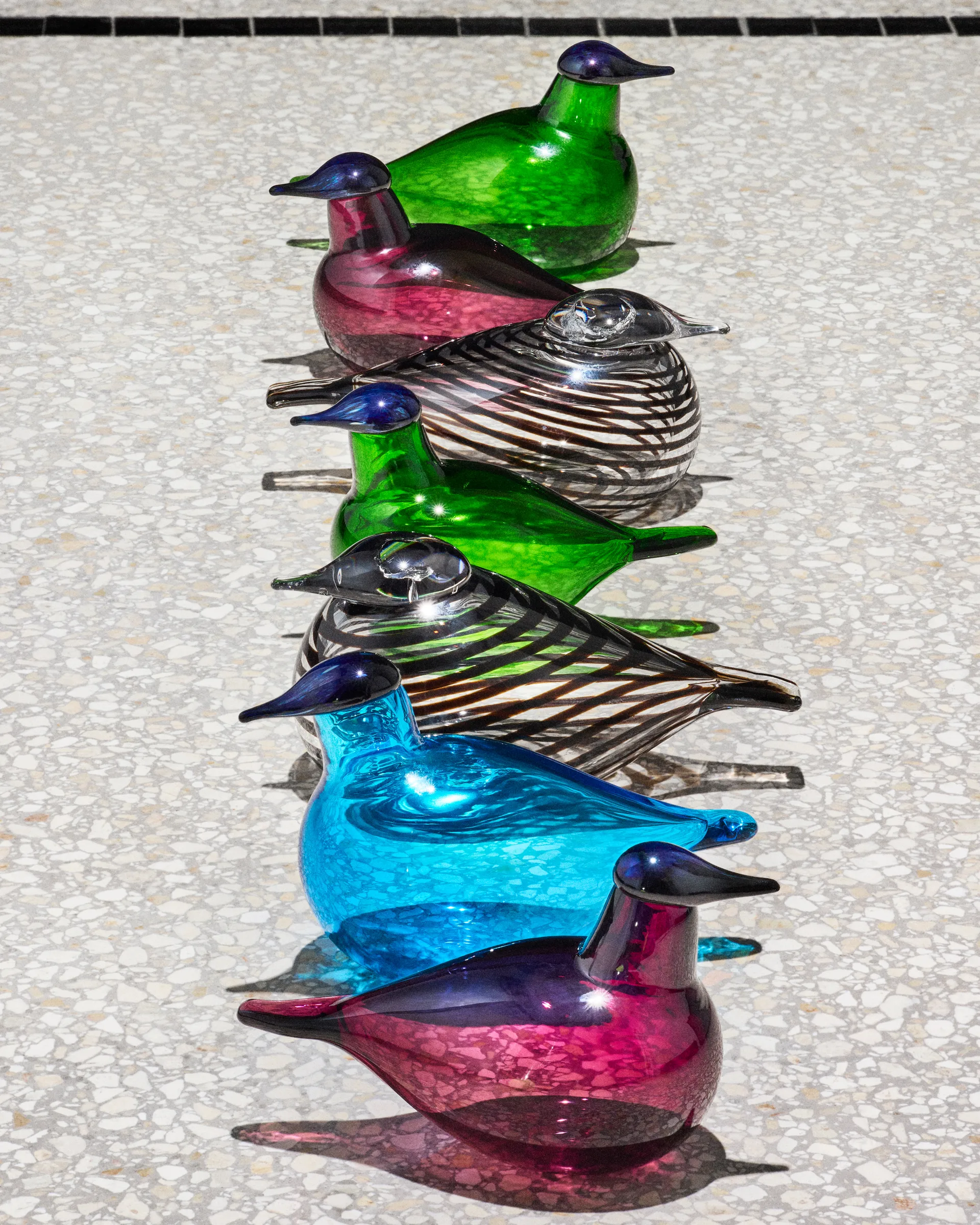 Oiseau en verre Chiffchaff, Vert, 13x8 cm Iittala