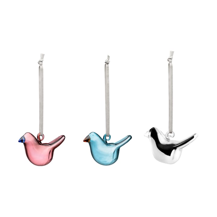 Oiseau en verre Iittala, lot de 3 - 2025 mix - Iittala