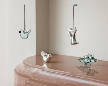 Oiseau en verre Iittala - Miroir, mini, lot de 3 - Iittala
