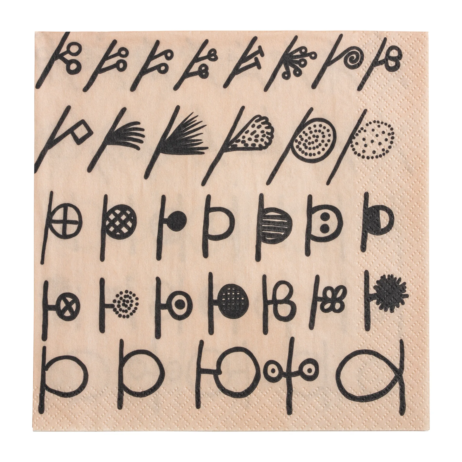 Pack de 20 serviettes Oiva Toikka Twig, Beige Iittala