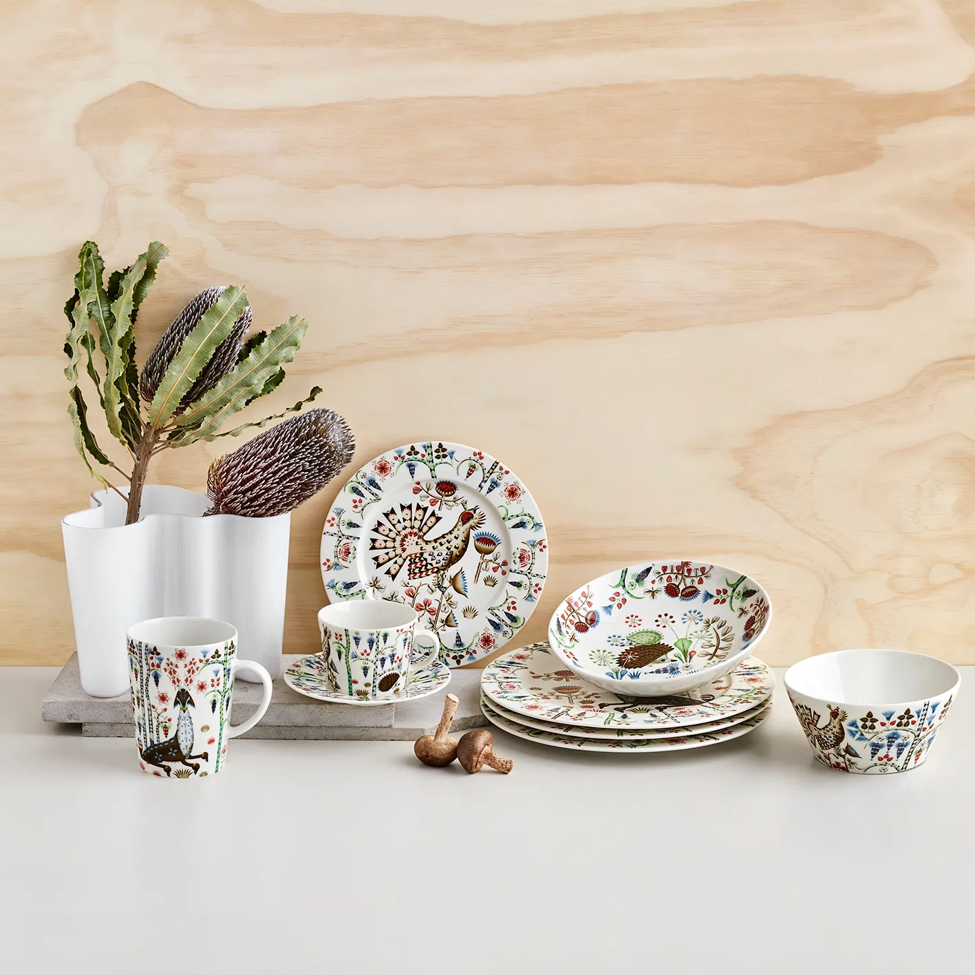 Petite assiette Taika Siimes 22cm, Blanc Iittala