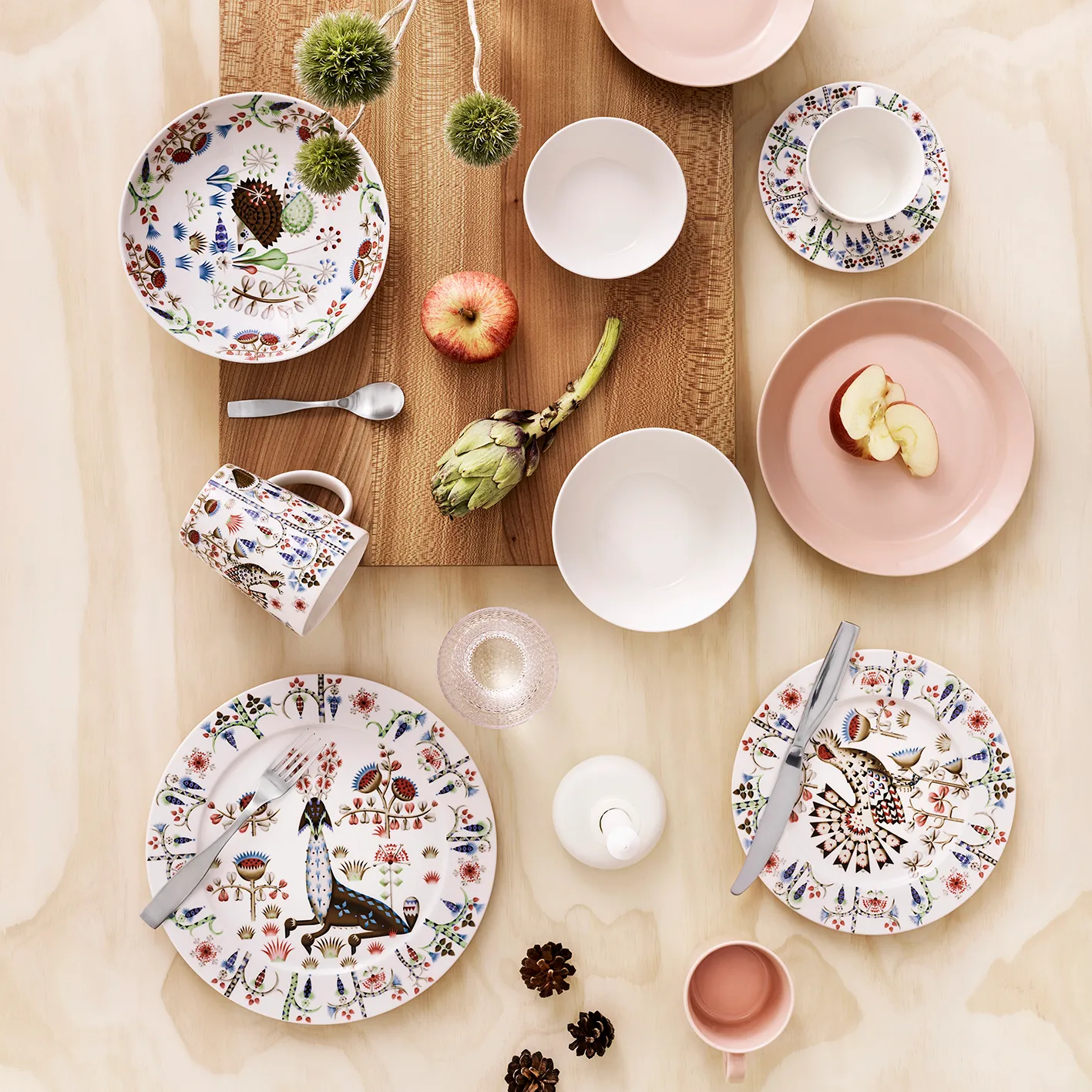 Petite assiette Taika Siimes 22cm, Blanc Iittala