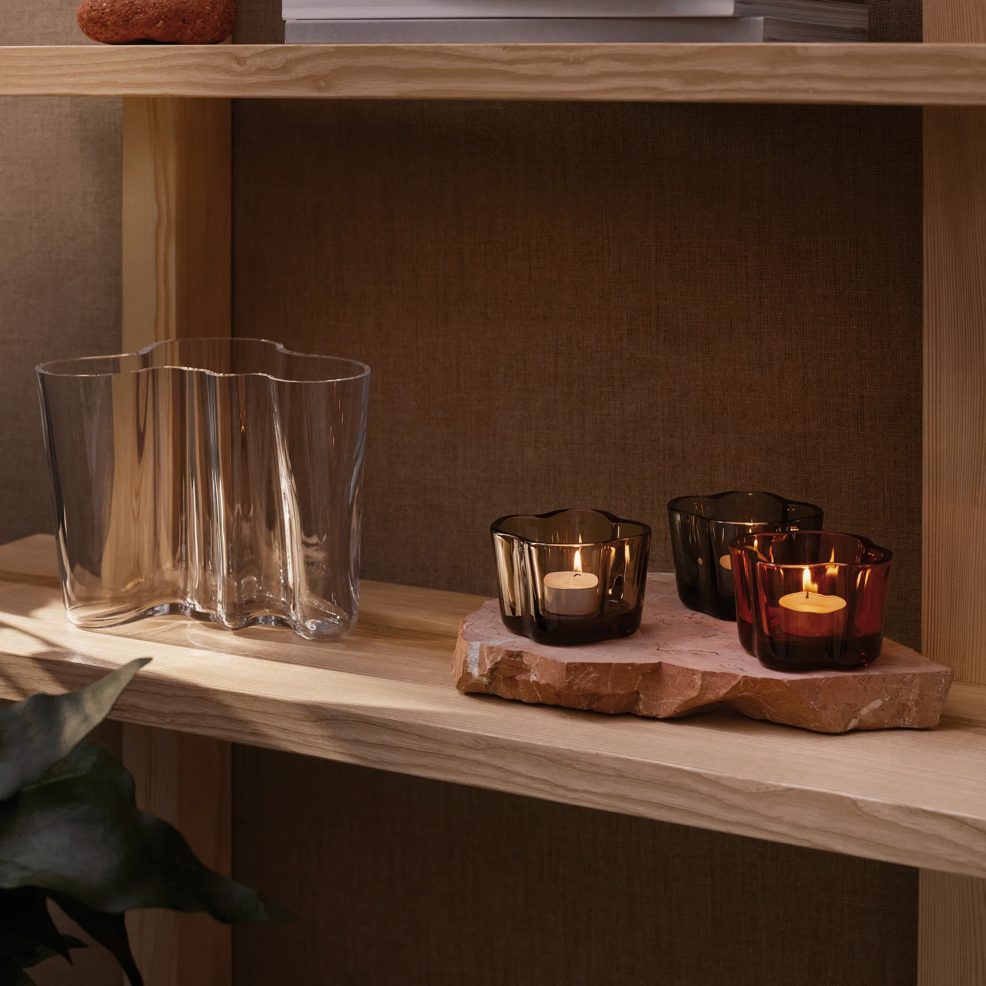 Photophore Alvar Aalto 60mm, Gris Iittala