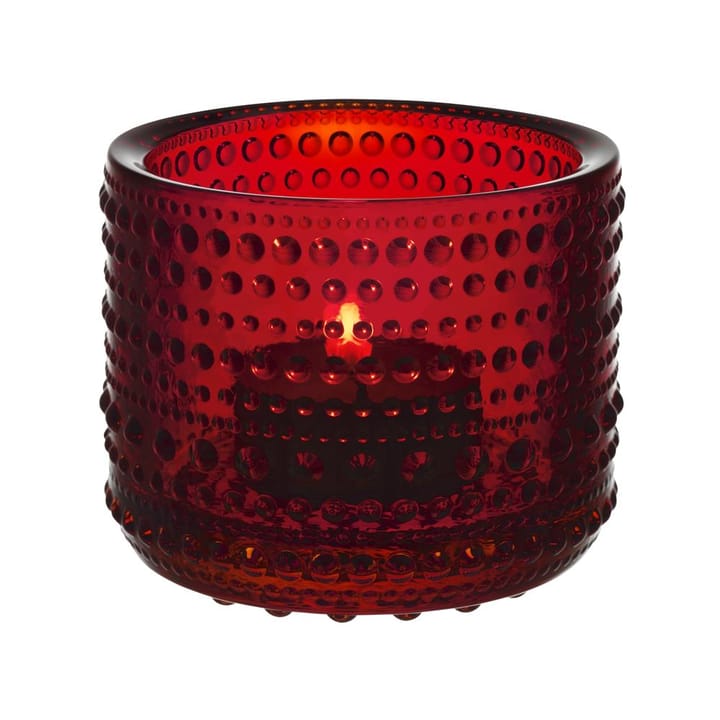 Photophore Kastehelmi - Cranberry - Iittala