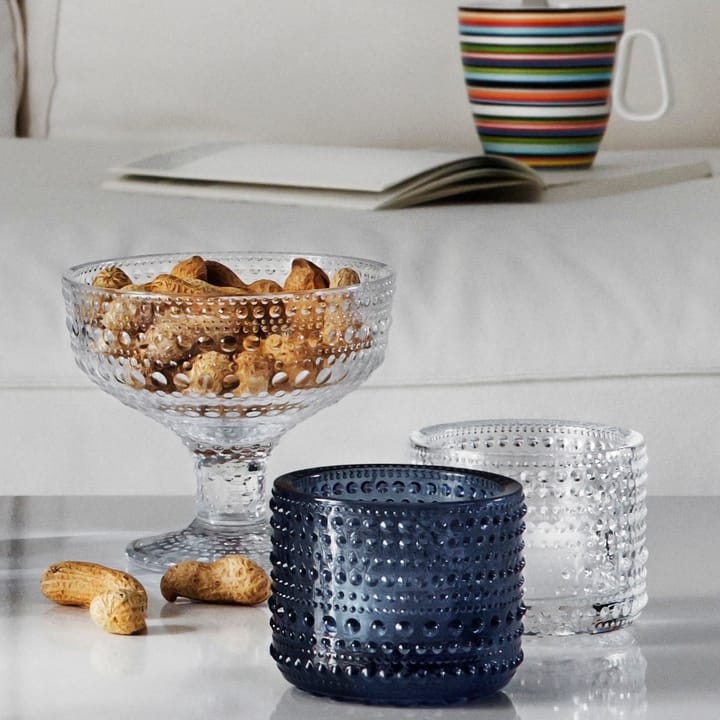 Photophore Kastehelmi, pluie (bleu) Iittala