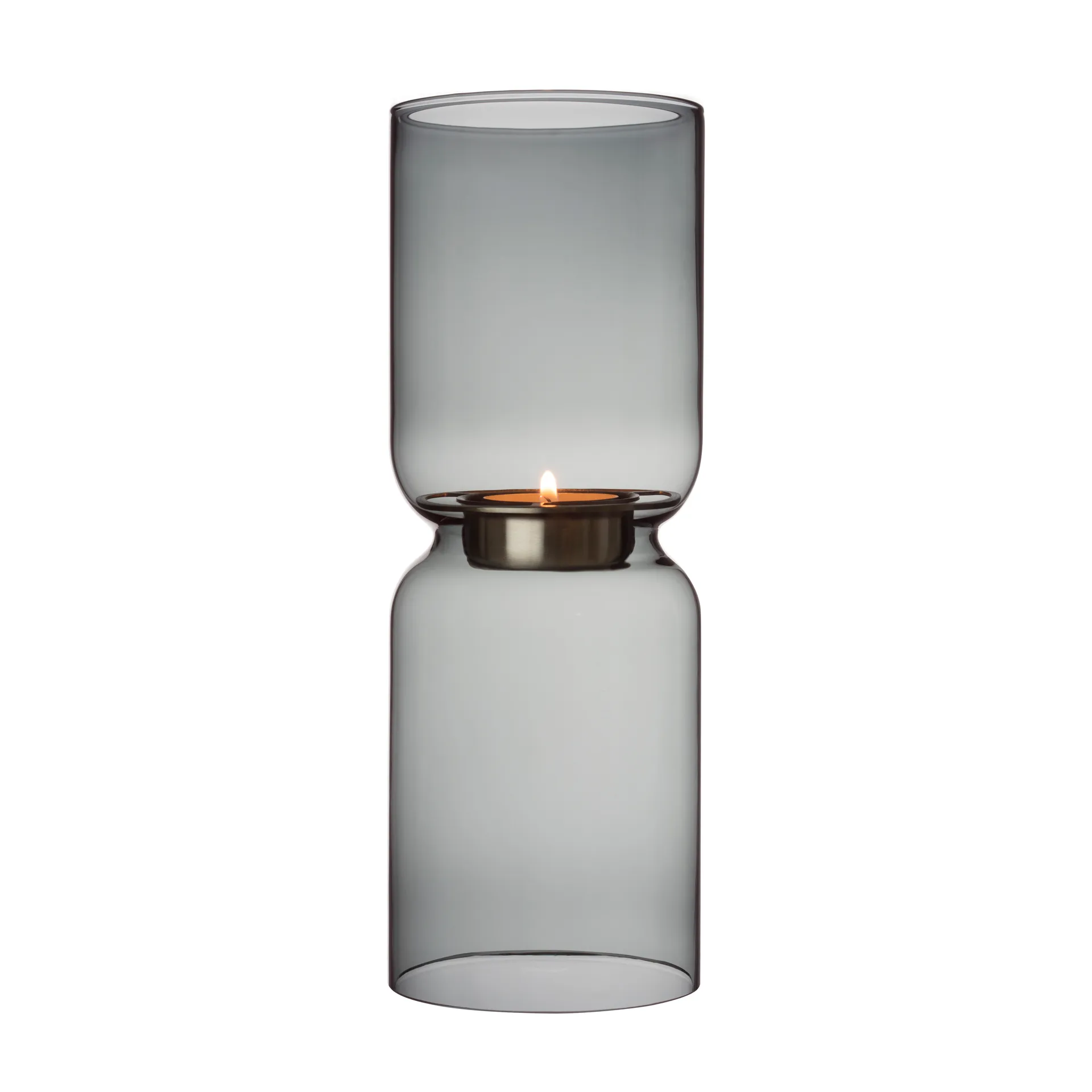 Photophore Lantern 25 cm, Gris foncé Iittala