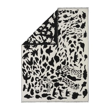 Plaid en laine Oiva Toikka Cheetah 130x180 cm - Noir-blanc - Iittala