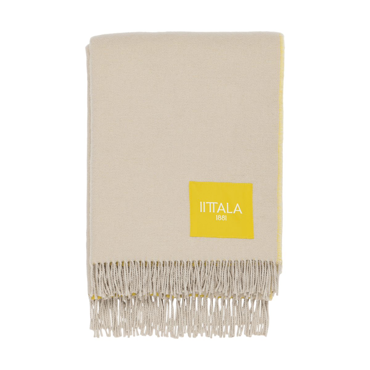 Iittala Plaid Play 130x180 cm Beige-jaune