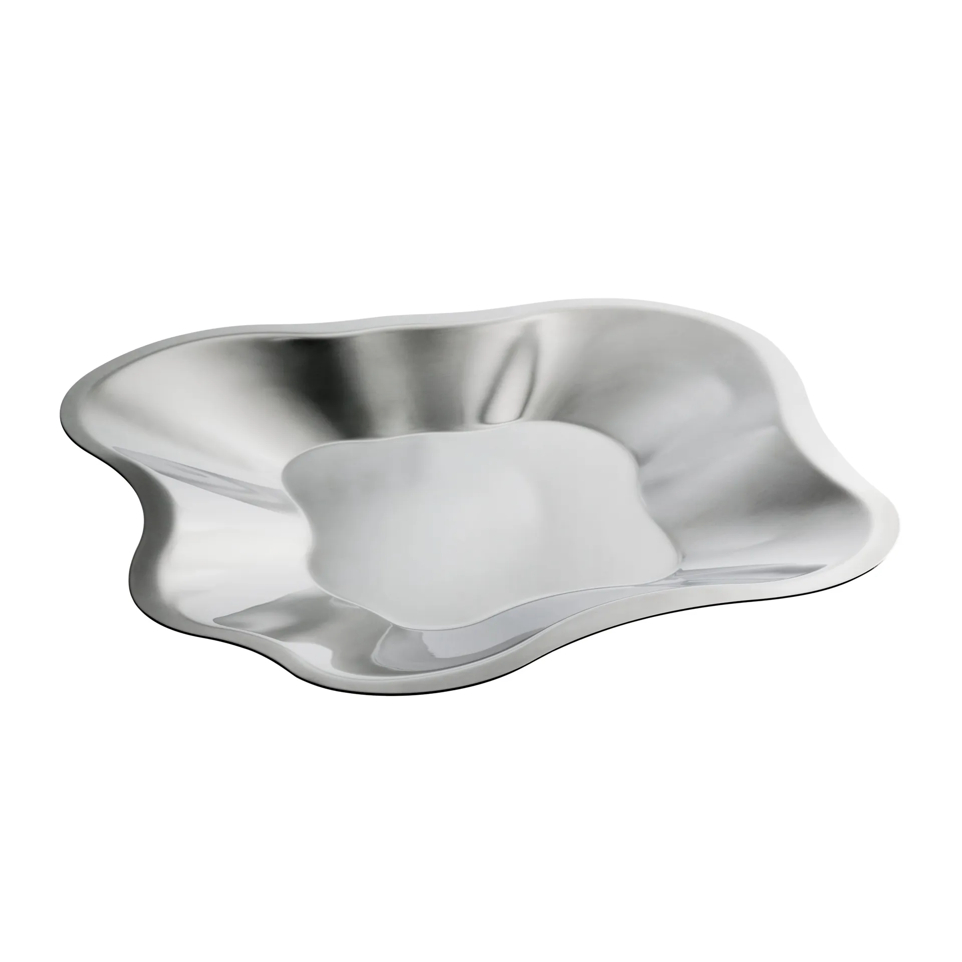 Plat en inox Aalto, petit 35,8 cm Iittala