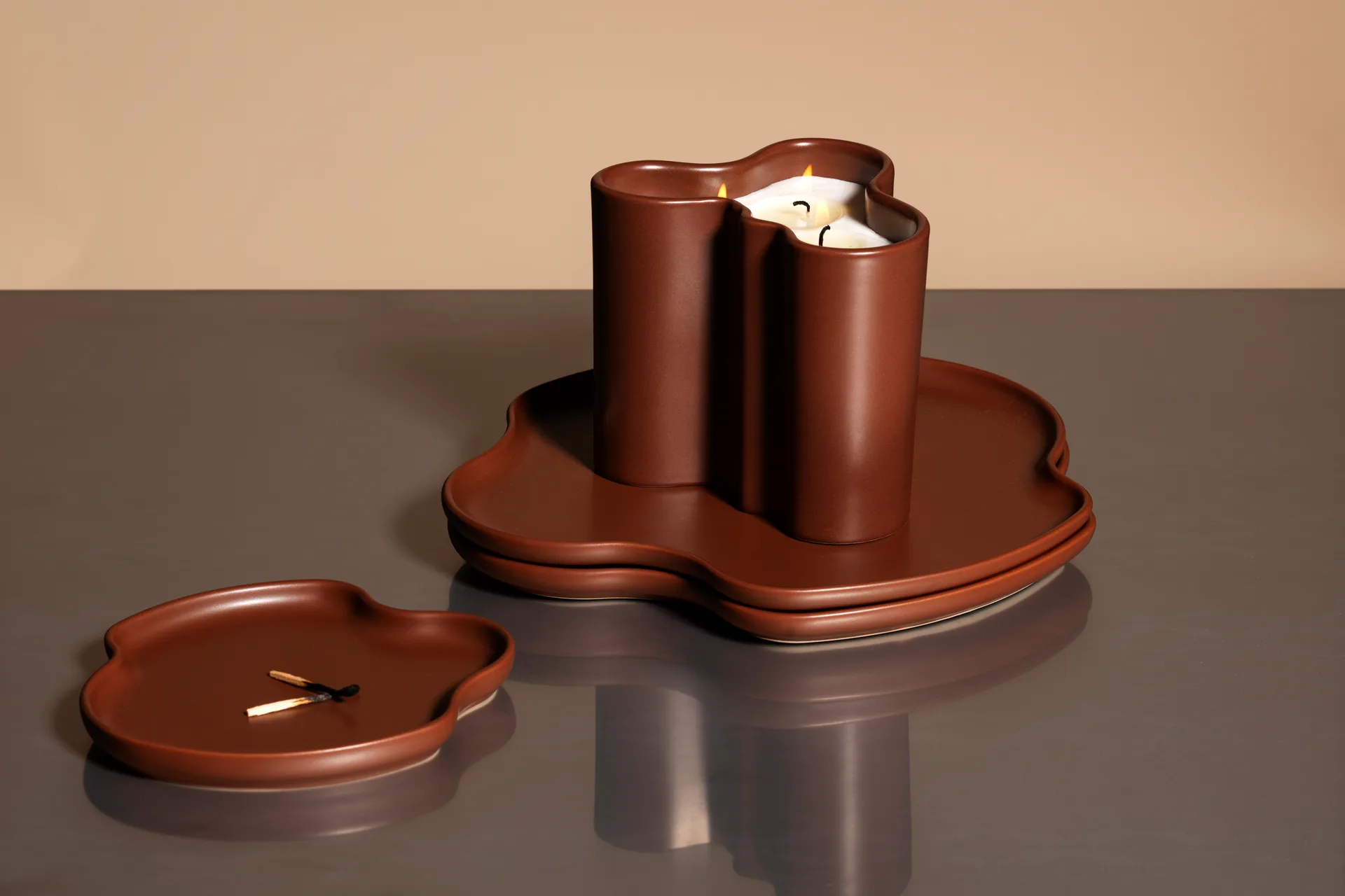 Plateau décoratif Aalto, Feu, 25 cm Iittala