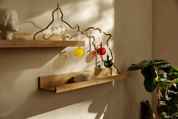 Pommes en verre Iittala Lot de 3, Jaune Iittala