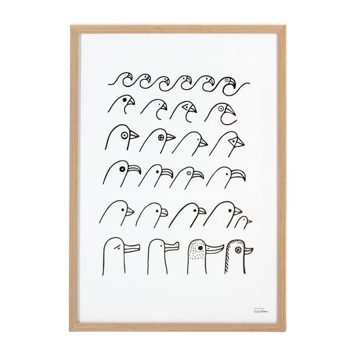 Poster Oiva Toikka Birdhouse, 50x70 cm Iittala