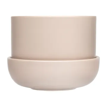 Pot avec soucoupe Nappula Ø17 cm h13 cm - Beige - Iittala