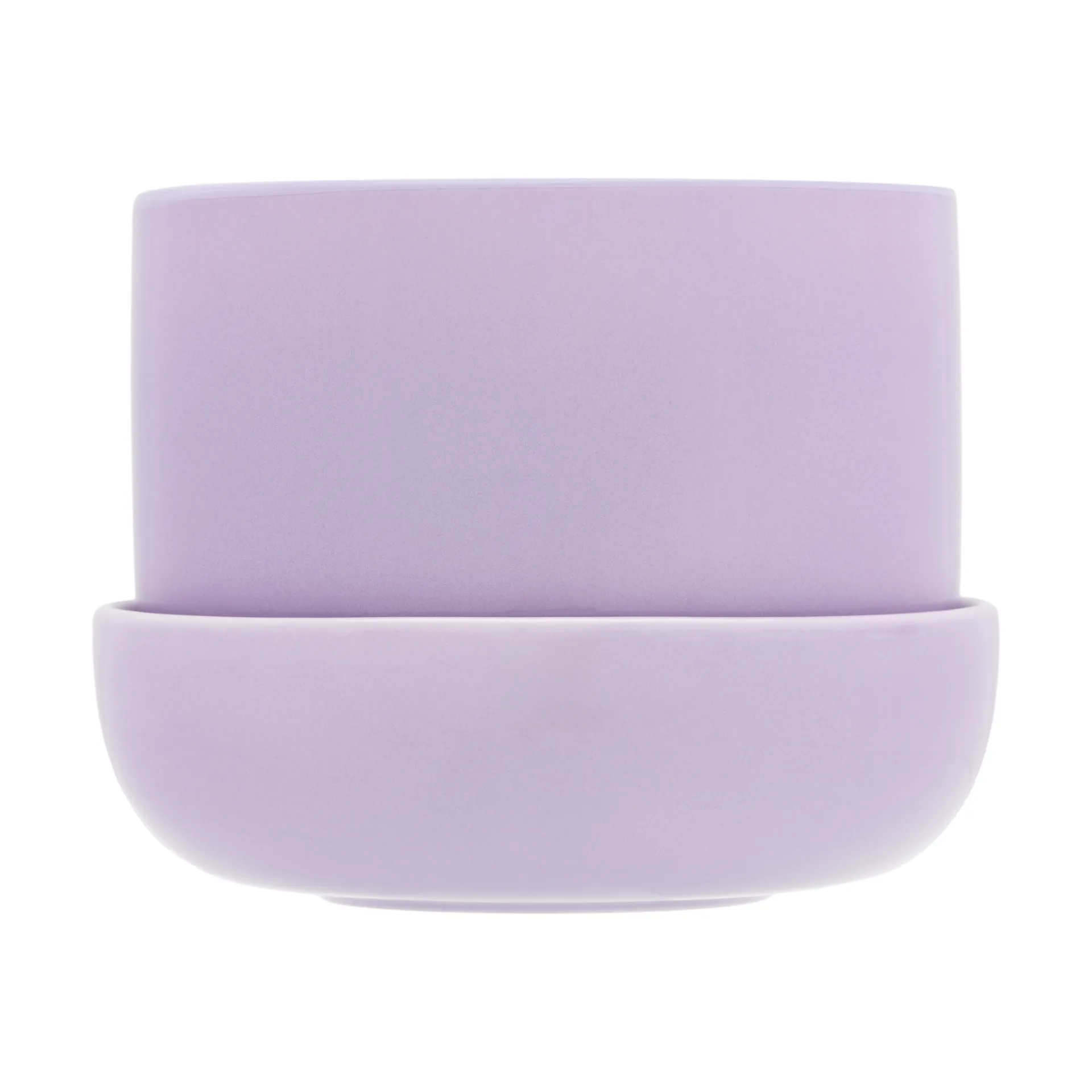 Pot avec soucoupe Nappula Ø17 cm h13 cm, Violet clair Iittala