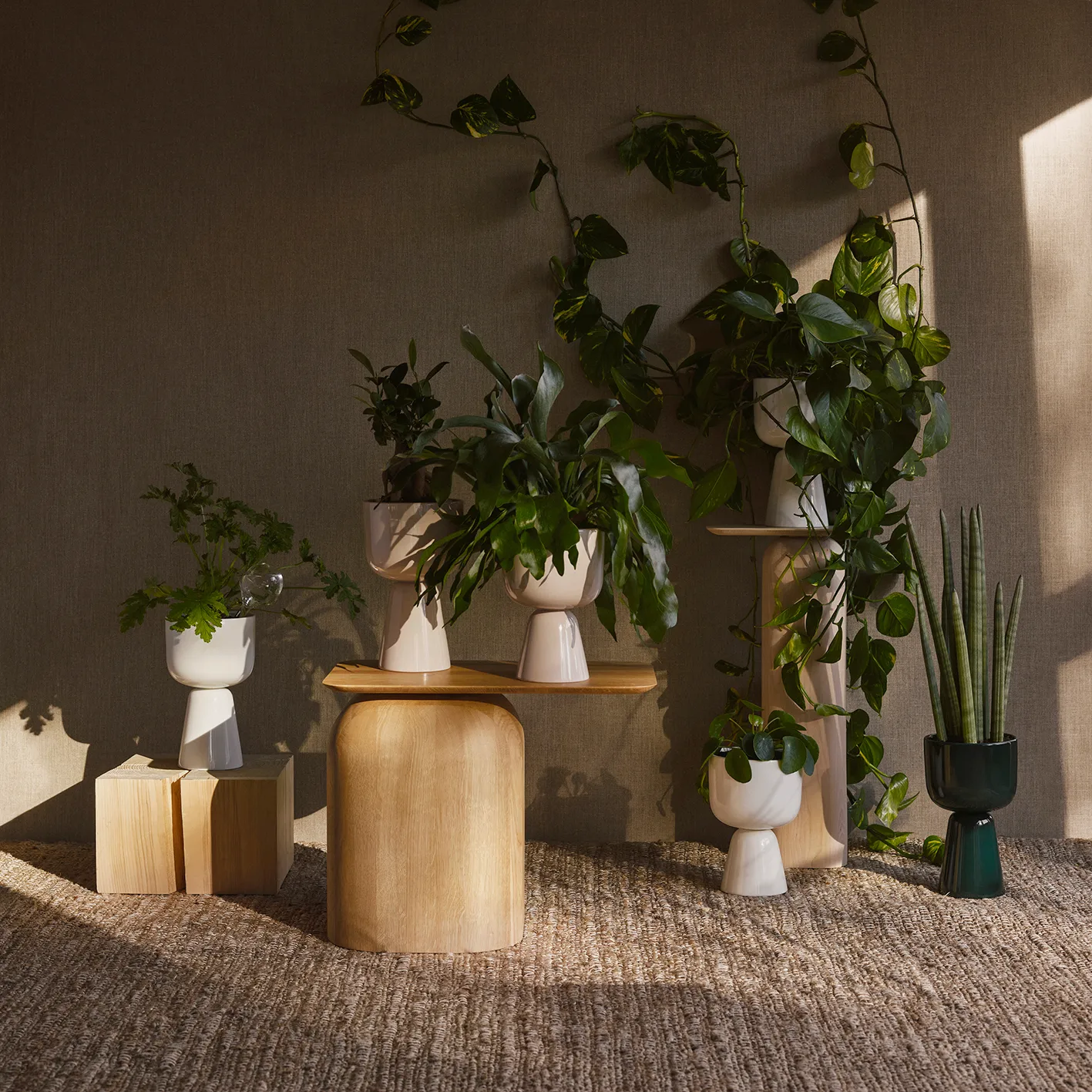 Pot Nappula Ø15.5 cm h23 cm, Beige Iittala