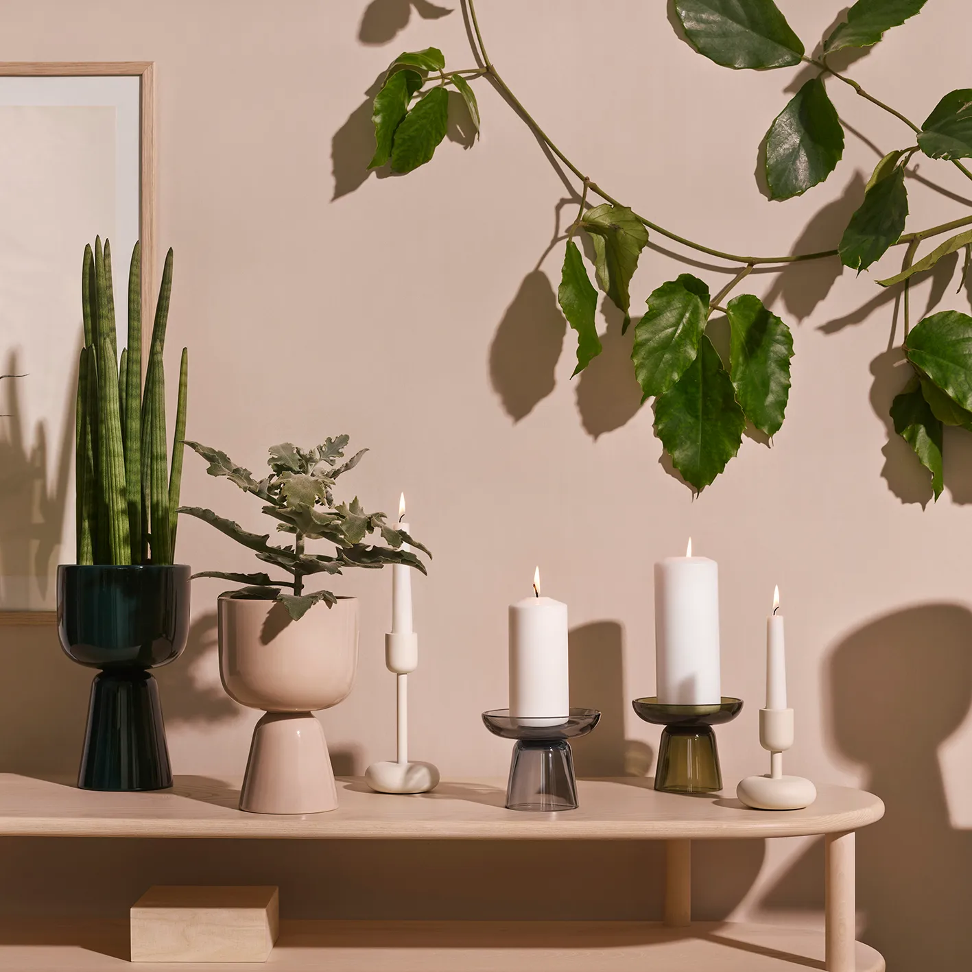 Pot Nappula Ø15.5 cm h23 cm, Beige Iittala