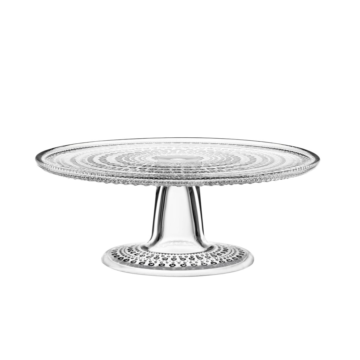 Iittala Présentoir à gâteau Kastehelmi transparent | Design Scandinave | Plats de service & plateaux | Transparent
