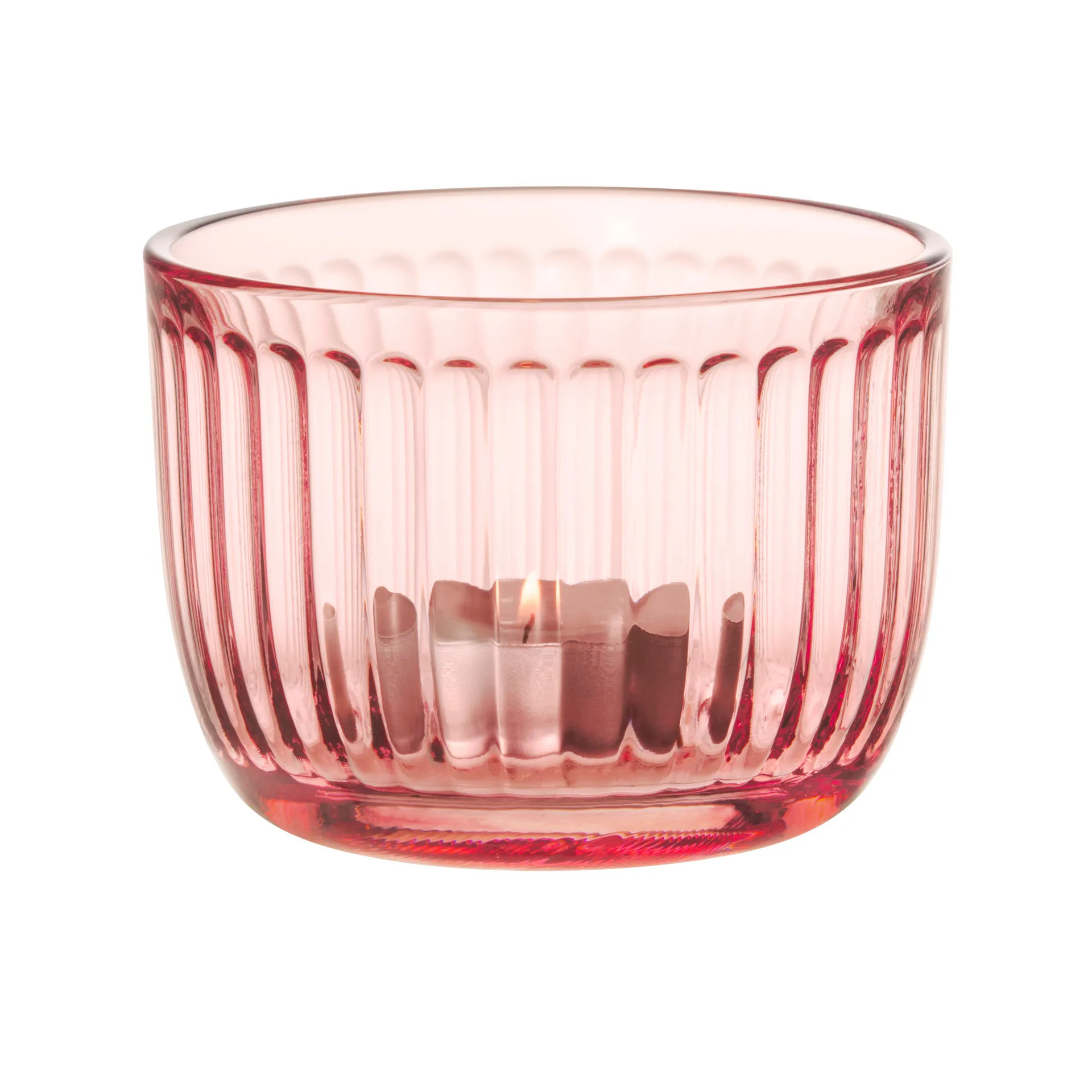 Raami support à bougie 90 mm, Rose saumon Iittala