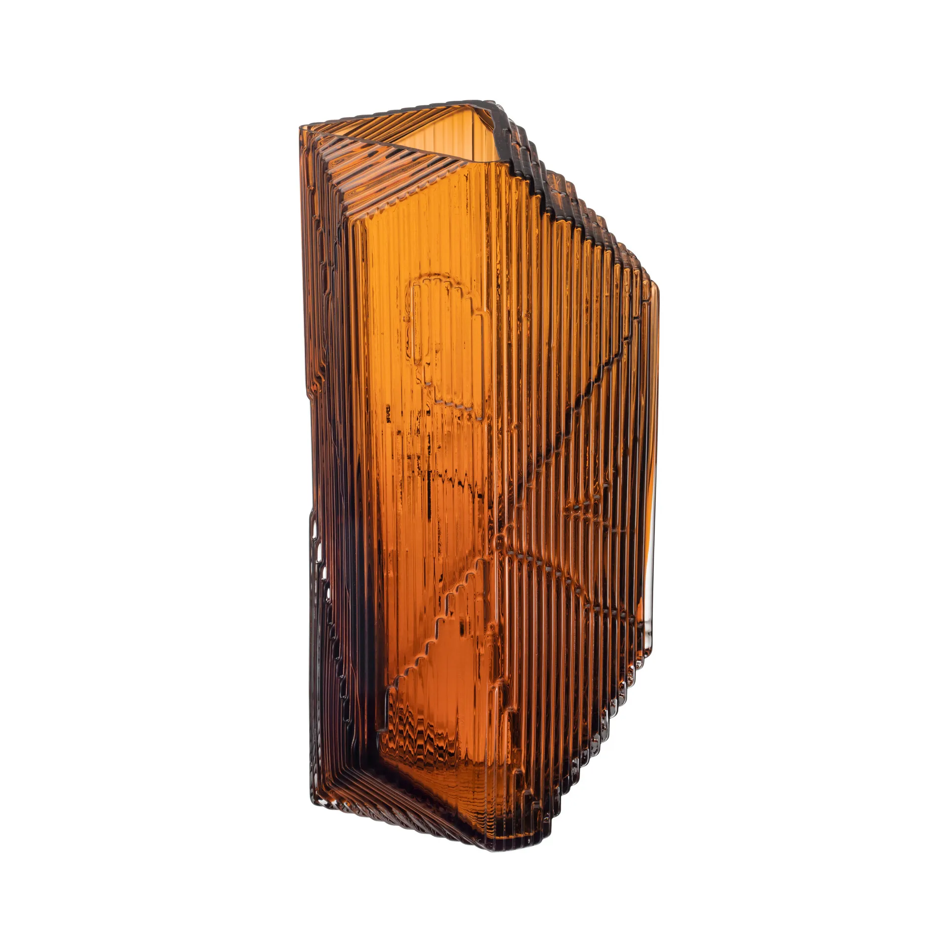 Sculpture en verre Kartta 33 cm, Cuivre Iittala