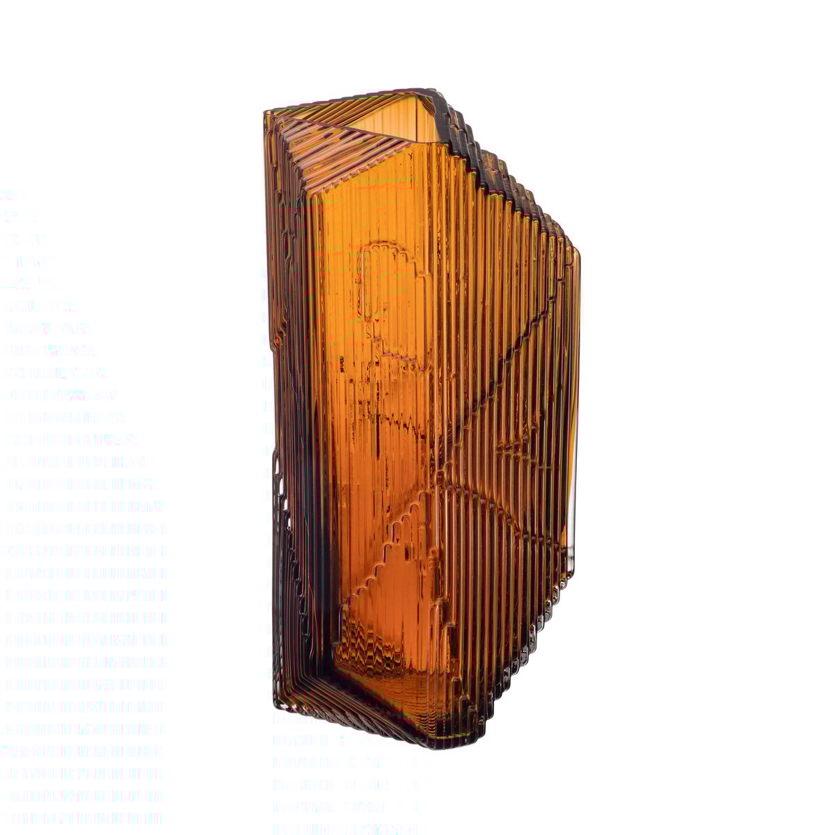 Iittala Sculpture en verre Kartta 33 cm Cuivre