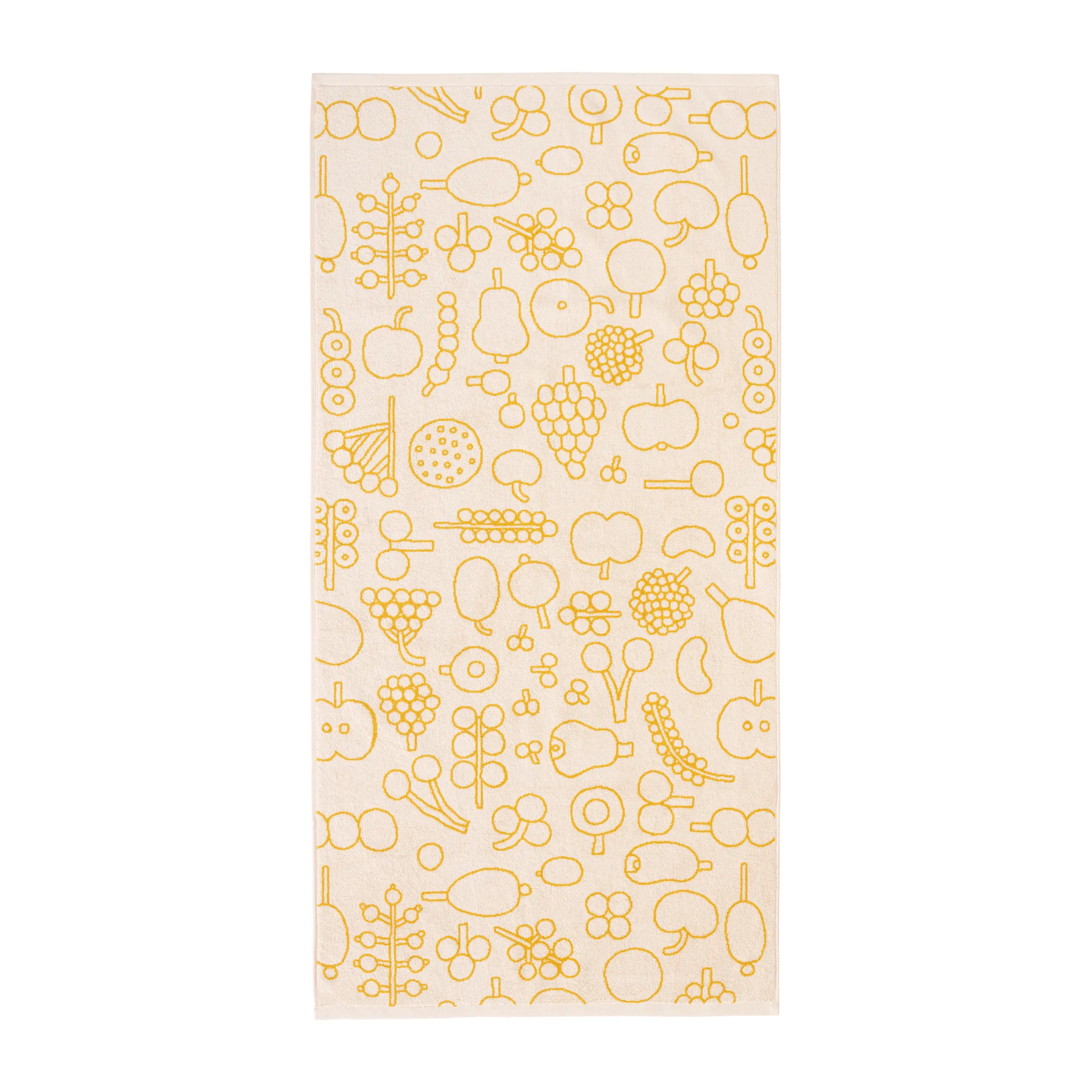 Serviette de bain Oiva Toikka Frutta 70x140 cm, Jaune Iittala