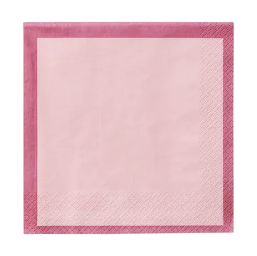 Serviette en papier Iittala - Rose fuchsia-rose, 33 cm, 20 pièces - Iittala