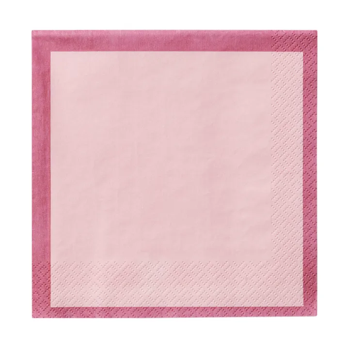 Serviette en papier Iittala - Rose fuchsia-rose, 33 cm, 20 pièces - Iittala