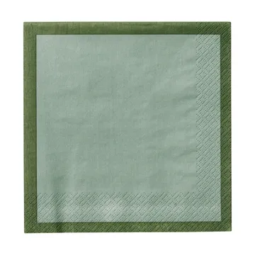 Serviette en papier Iittala - Vert forêt-vert menthe, 33 cm, 20 pièces - Iittala