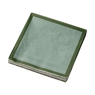 Serviette en papier Iittala - Vert forêt-vert menthe, 33 cm, 20 pièces - Iittala