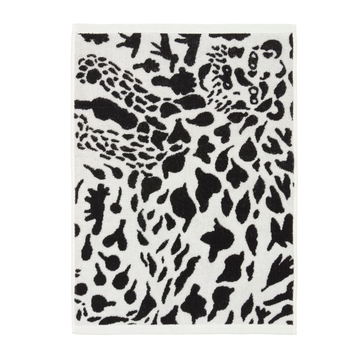 Serviette Oiva Toikka Cheetah 50x70 cm - Noir-blanc - Iittala