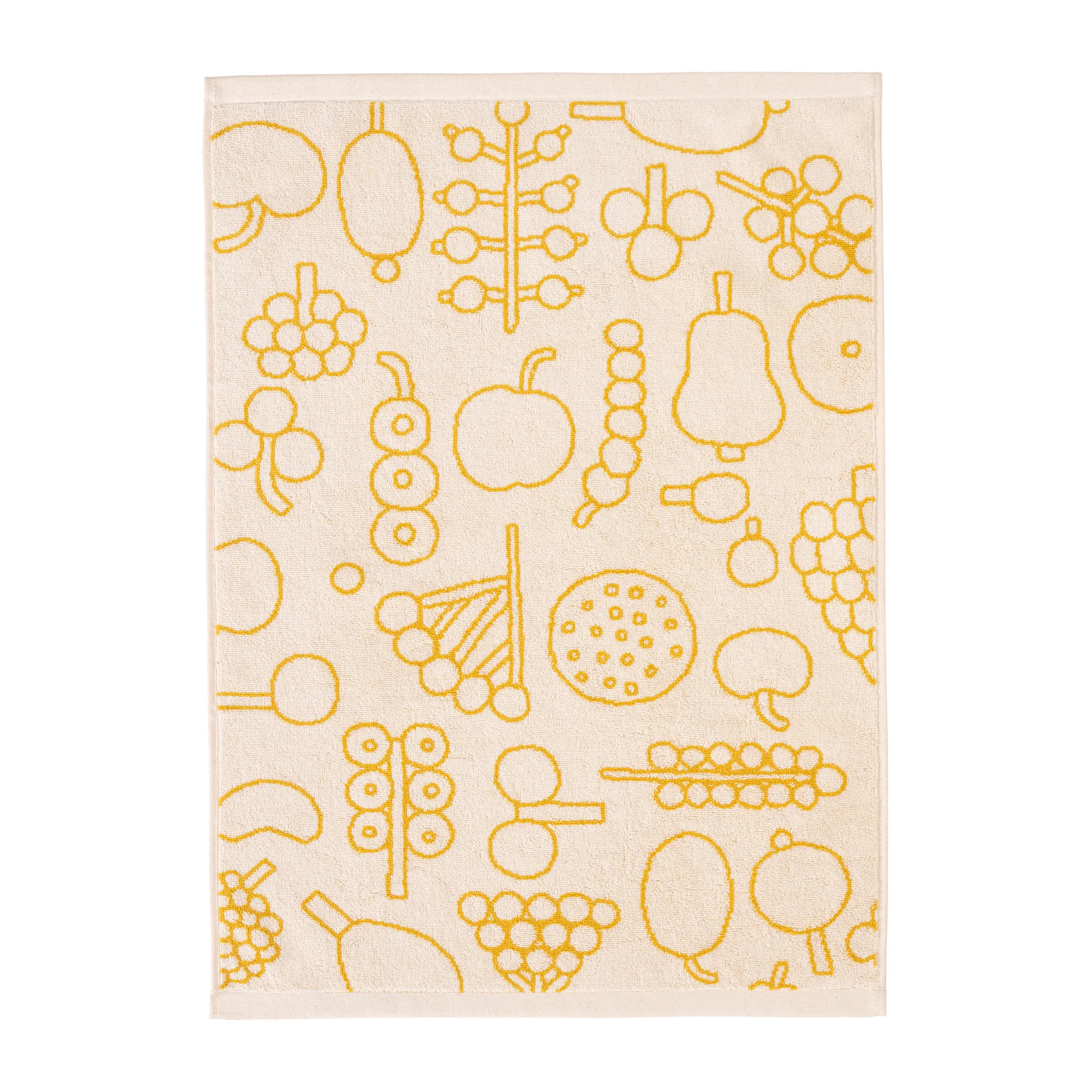 Serviette Oiva Toikka Frutta 50x70 cm, Jaune Iittala