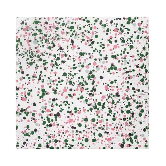 Serviette Oiva Toikka Helle Lot de 20 - Rose-vert - Iittala