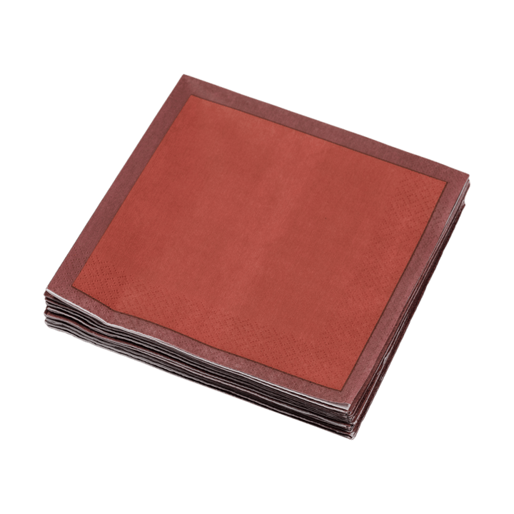Serviettes en papier Iittala 33x33 cm lot de 20, Cerise-rouge Iittala
