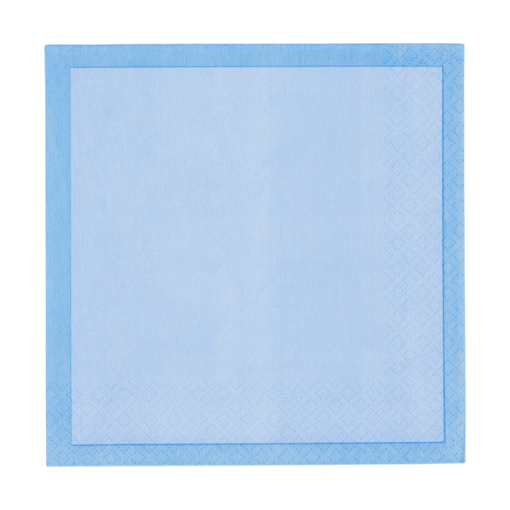 Serviettes en papier Iittala 33x33 cm lot de 20 - Glace bleue-bleue - Iittala