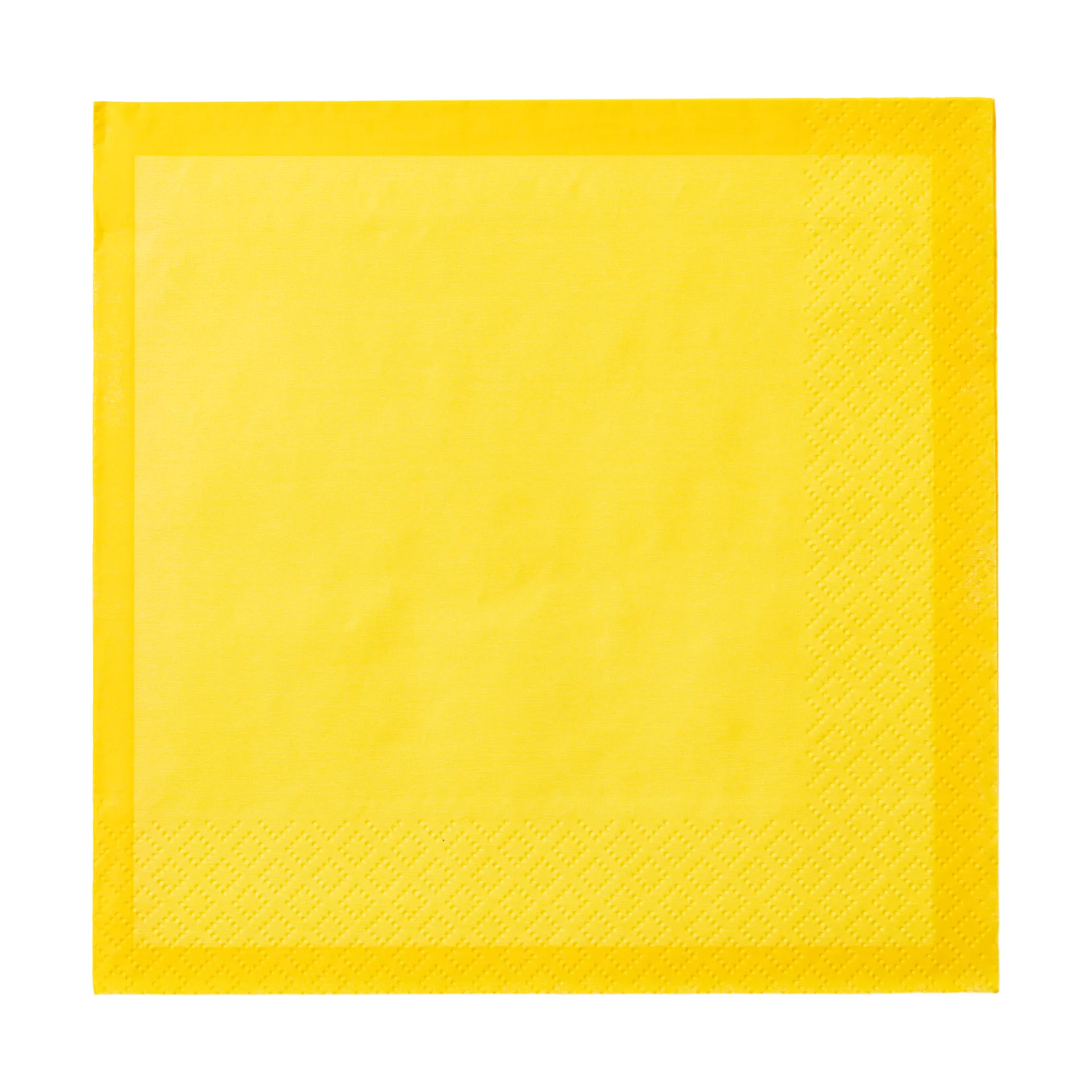 Serviettes en papier Iittala 33x33 cm lot de 20, Jaune de feu Iittala