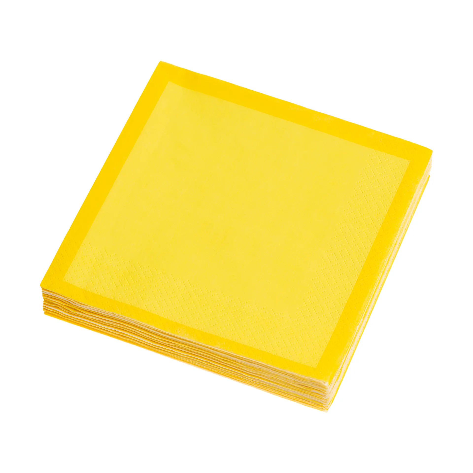 Serviettes en papier Iittala 33x33 cm lot de 20, Jaune de feu Iittala