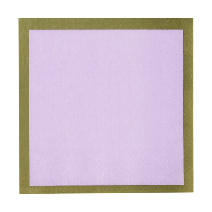 Serviettes Play 33x33 cm lot de 20 - Lilas-olive - Iittala