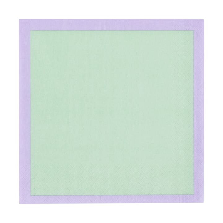 Serviettes Play 33x33 cm lot de 20 - Menthe-lilas - Iittala