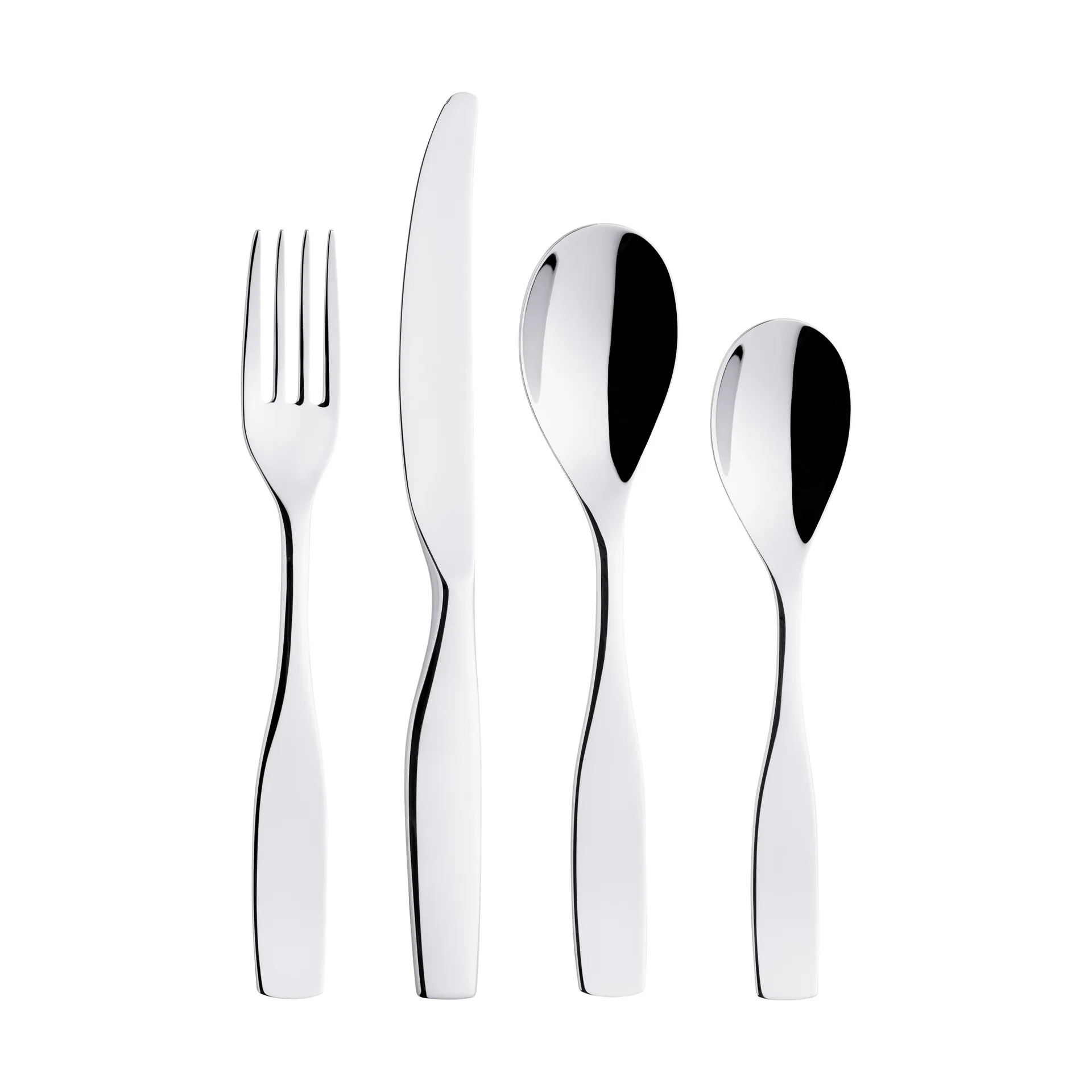 Set de couverts Citterio 98, 24 pièces, coffret cadeau, Acier inoxydable poli Iittala