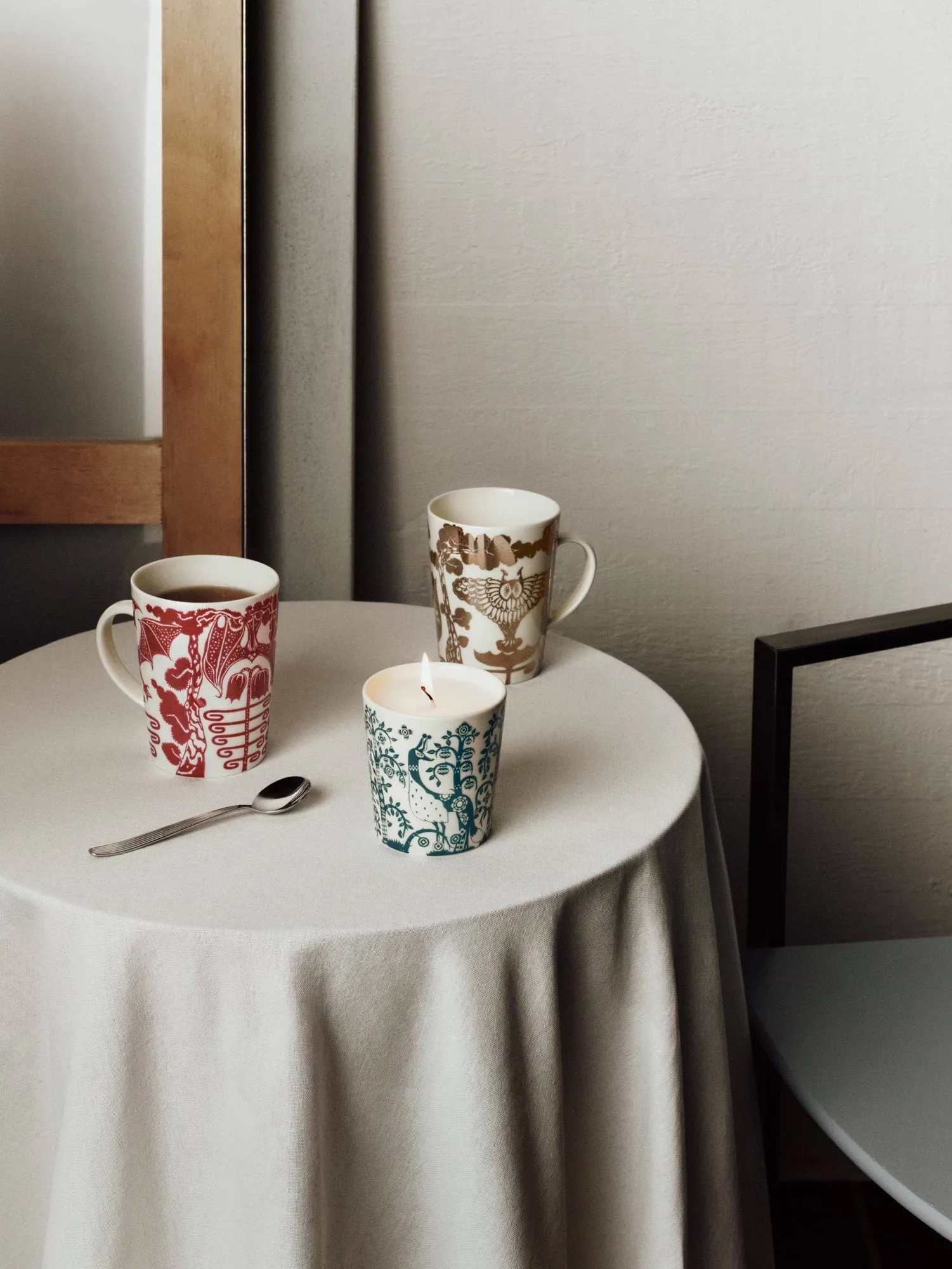Taika bougie, Bleu acier, 9 cm Iittala